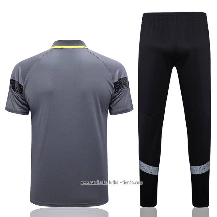 Conjunto Polo del Borussia Dortmund 2023 2024 Gris